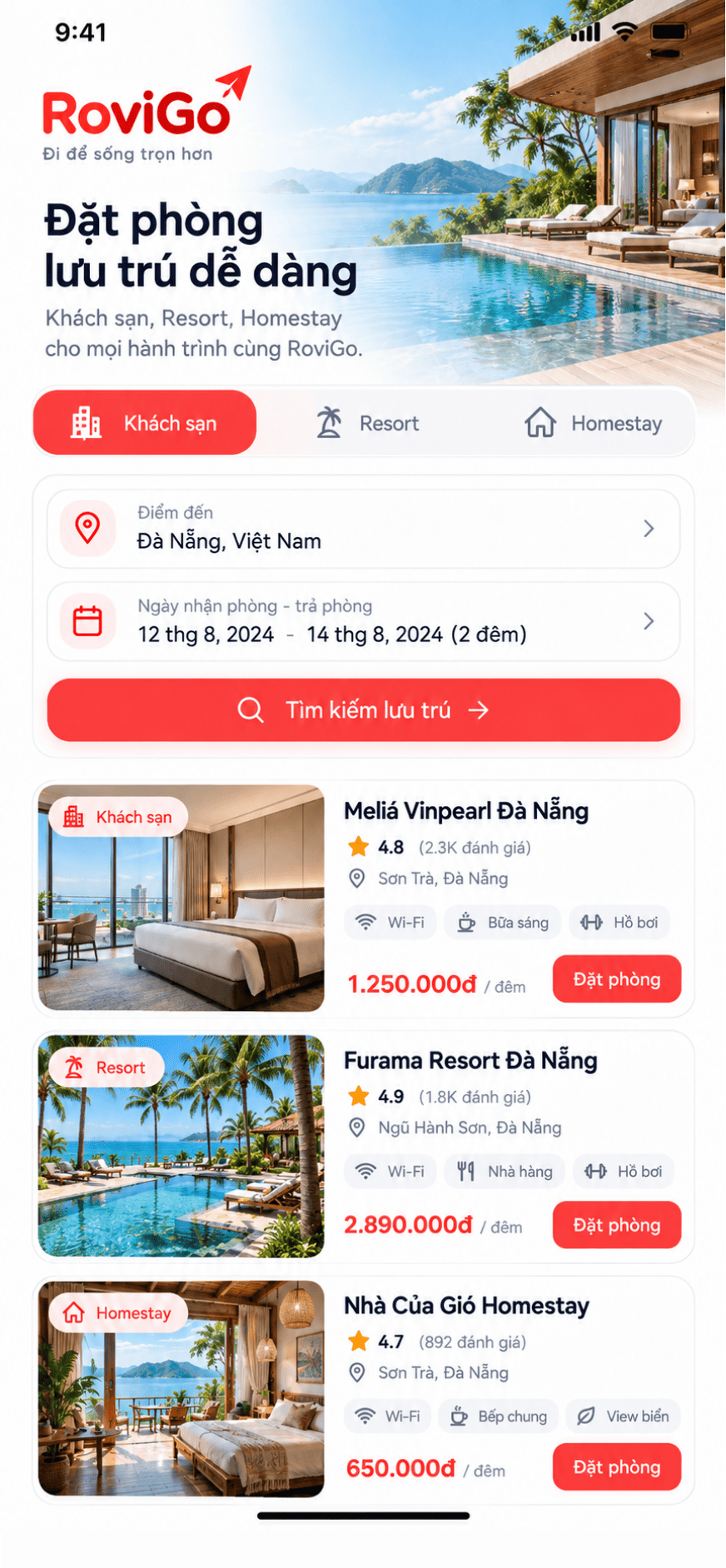 App du lịch - Booking Tour